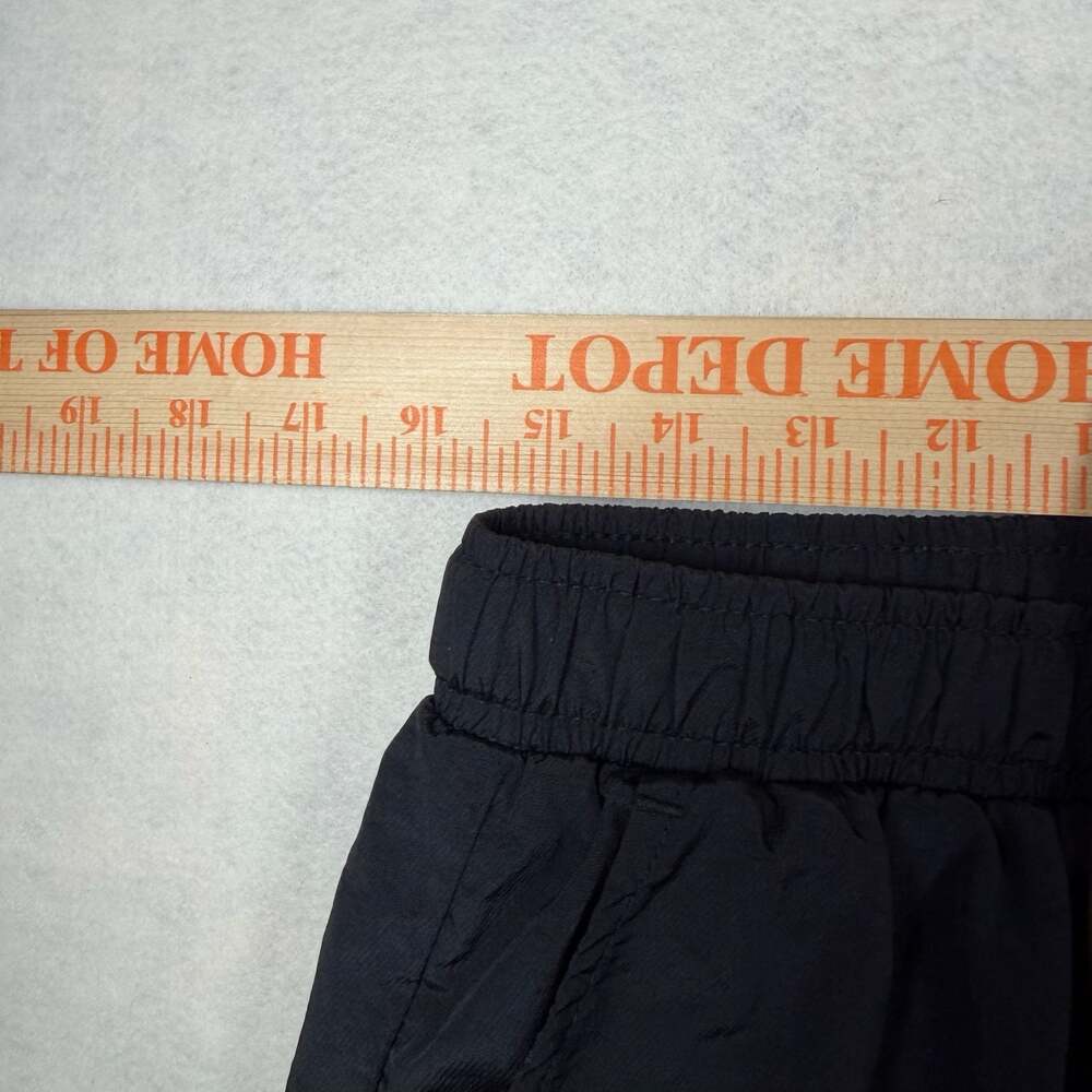 FTP Pants Mens Size XL Colorblock Nylon Warm-Up Black Olive White Nylon Flaws - Picture 12 of 14